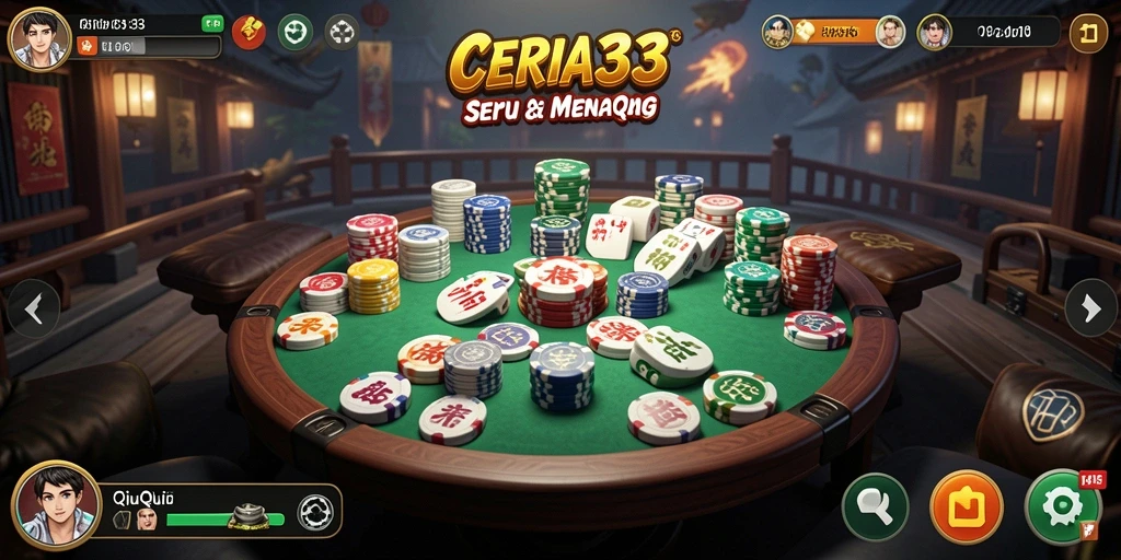 Screenshot CERIA33 menampilkan gameplay QiuQiu yang menarik.