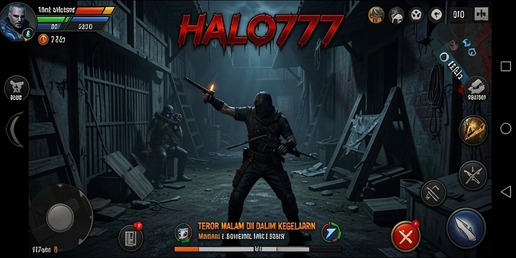 Gameplay HALO777 yang menegangkan dan menakutkan di dunia gelap.