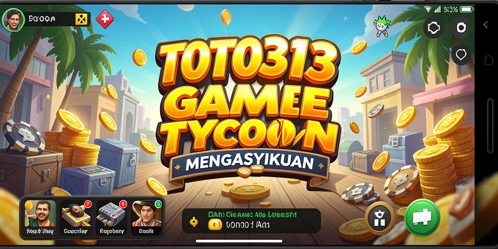 Screenshot TOTO313 menampilkan gameplay Tycoon yang seru dan mendebarkan.