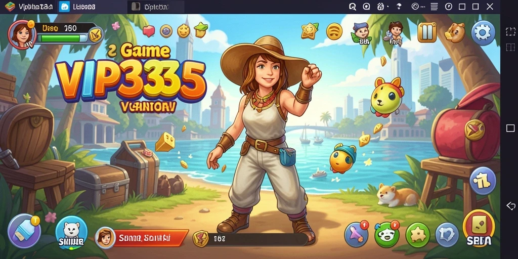 Tampilan gameplay yang cerah dan menarik di VIP333.